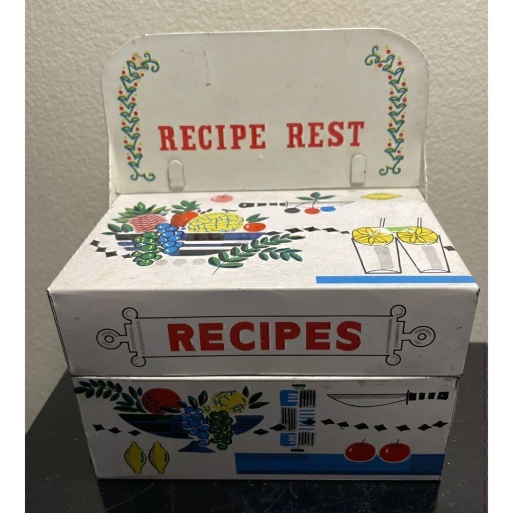 VNT 50’s Metal Handmade Recipe Rest Box / Japan